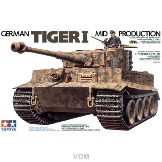 Sd.Kfz 181 Tiger I Ausf. E Mittlere Produktion, Tamiya 35194, M 1