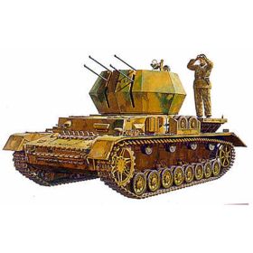 Deutscher Flakpanzer Wirbelwind, Tamiya 35233, M 1:35