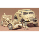 British 25 Pdr. Field Gun &amp; Quad Gun Tractor, Tamiya...