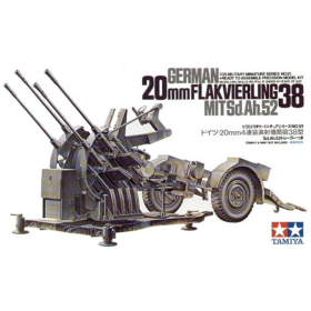 20 mm Flakvierling 38 mit Sd.Ah., Tamiya 35091, M 1:35