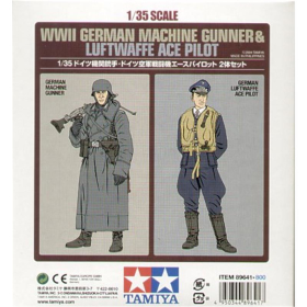 Deutscher MG-Sch&uuml;tze und Luftwaffe Pilot, Tamiya 89641, M 1:35