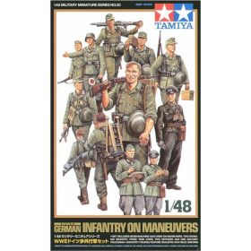 German Infantry on Maneuvers, Tamiya 32530, M 1:48