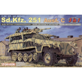 SD.Kfz. 251 Ausf. C, Dragon 6224, M 1:35