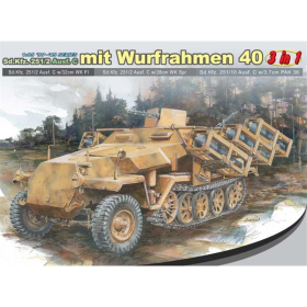 Sd.Kfz. 251/2 Ausf. C mit Wurfrahmen 40, Dragon 6284, M 1:35