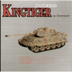 K&ouml;nigstiger Porsche Turret - w/Zimmerit sPzAbt 503, Ohrdruf Training 1944, Die-Cast Dragon 760105, M 1:72