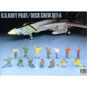 US Navy Pilot/Deck Crew Set A, Hasegawa 4806, M 1:48