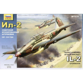 Ilyushin IL-2M Soviet WWII, Zvezda 7279, M 1:72