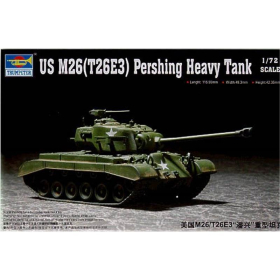 US M26(T26E3) Pershing Heavy Tank, Trumpeter, M 1:72