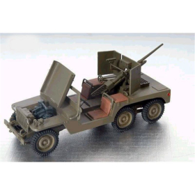 Willys T14 Jeep mit Flak 37, Wespe 35050, M 1:35