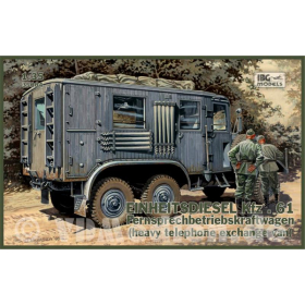 Einheitsdiesel Kfz.61 Fernsprechbetriebskraftwagen (heavy telephone exchange van), 1:35 - IBG 35004