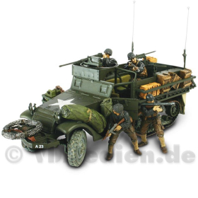 US M3A1 Half-Track Normandie 1944 Fertigmodell Ma&szlig;stab 1:32 FoV 80063