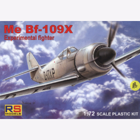 Me Bf-109X Experimental Fighter, RS Models 92051, 1:72