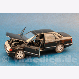 Ford Scorpio, Stufenheck, blau metallic, M 1:24 Schabak 1503