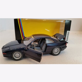 BMW 850i, Schwenkscheinwerfer blau metallic, M 1:24 Schabak 1630