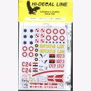 Hi-Decal Line 48-005, MIG-17 F / LIM-5 Fresco C 1:48...