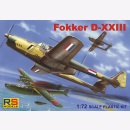 Fokker D-XXIII, RS Models, 1:72, (92081)