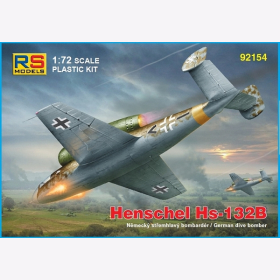 Henschel Hs-132B, RS Models, 1:72, (92154)