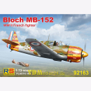 Bloch MB-152 WW II French Fighter, RS Models, 1:72, 92163