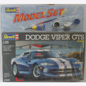 Revell 07375, Dodge Viper GTS, 1/25 Modellbausatz mit Farbe Pinsel