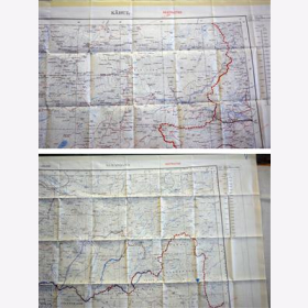 Fliegerkarte Silk Map von Kabul (Afghanistan) und Samarqand (Usbekistan) 1:1.000.000