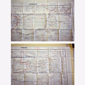 Fliegerkarte Silk Map von Kandahar (Afghanistan) und Makran (Pakistan) 1:1.000.000