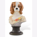 Porcelain bust &quot;Lady Charles Spaniel&quot; -...