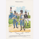 Uniformtafel Gr.4/Nr.45: SCHWEDEN 1807. Leibgarde zu Pferde