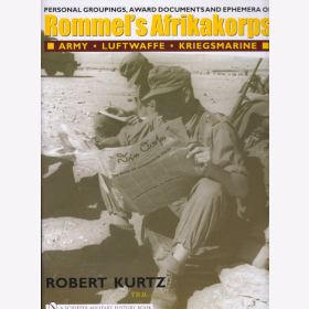 Kurtz Rommels Afrikakorps Army Luftwaffe Kriegsmarine, Personaldokumente Verleihungsurkunden Ephemera
