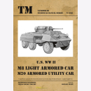 U.S. WW II M8 Light Armored Car M20 Armored Utility Car -...