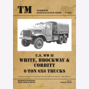 U.S. WW II White, Brockway &amp; Corbitt 6-ton 6x6 Trucks...