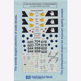 1:48 - F-15 Wagle/ Israeli Mig Killers/ Microscale Decals Nr. 258