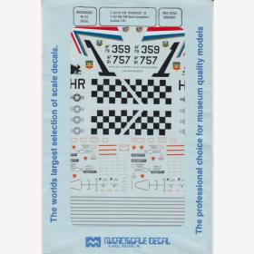 1:48 - F-16A 50 TFW &quot;Gunsmoke&quot; 83/ F16A 388 TFW Bomb Competition / Microscale Decals Nr. 231