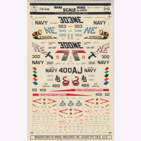 1:72 - Navy A-7 Corsair II / Microscale Decals Nr. 82