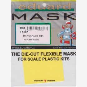 1:48 Eduard Flexible Mask Set Modellbau - EX507 Me 262B-1a/U1