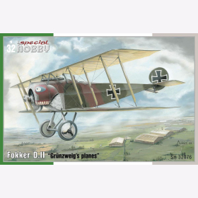 SPECIAL HOBBY 32076 Fokker D.II Gr&uuml;nzweig&acute;s Planes 1:32 LIMITED!