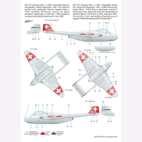 Special Hobby 72339 DH.100 Vampire Mk. I The First Jet Guardians of Neutrality 1:72 Modellbau Flugzeug