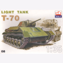 Light Tank T-70 Toga 08 Ma&szlig;stab 1:35