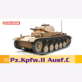 Dragon 75045 Pz.Kpfw.II Ausf.C Panzerkampfwagen German Tank Panzer 1:6 Model Kit