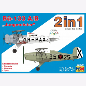 Rs Models 92220 Bucker Bu-133a/B Jungmeister 2 Flugzeuge Modellbau