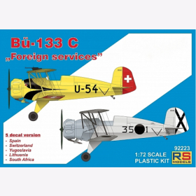 Rs Models 92223 1/72 Bucker bu-133c Ausland Services Modellbau Flugzeug