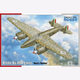 Special Hobby 72397 Breda 1:72 Ba. 88B Lince Duces Bomber Modellbausatz Flugzeug