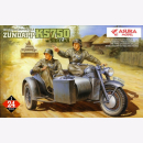 Z&uuml;ndapp KS750 w/Sidecar Asuka Model 24-004 1:24...