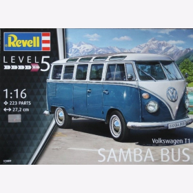 Revell Modellbausatz Model Set Volkswagen T1 SAMBA BUS