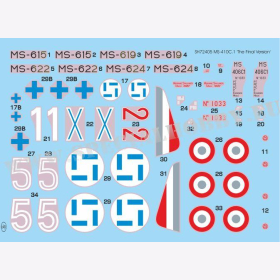 Morane- Saulnier MS-410C.1 &quot;The Final Version&quot; 1:72 Special Hobby SH 72405 Arm&eacute;e de l&acute;Air Ilmavoimat