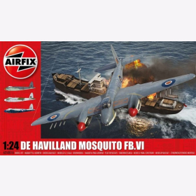 De Havilland Mosquito Airfix A25001A 1:24 WW2 Royal Air Force