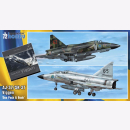 AJ-37/SK-37 Viggen ´Duo Pack & Book´ Special Hobby 72384...