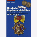 Schrock Dt. Regimentsjubiläen Medaillen Abzeichen 1871 -...