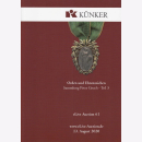 Künker Auktionskatalog Orden und Ehrenzeichen Sammlung...