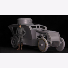 CSM-F35015 Austro-Hungarian Armoured Car Officer Modellbau Figur 1/35