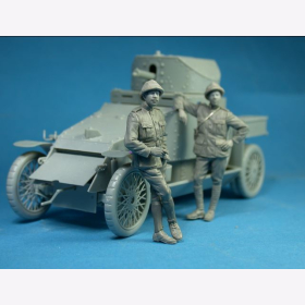 CSM-F35010 Belgian Armoured car Officer Modellbau Figur 1/35